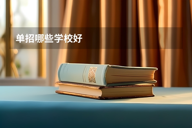 单招哪些学校好