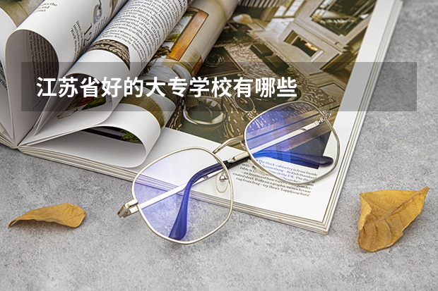 江苏省好的大专学校有哪些