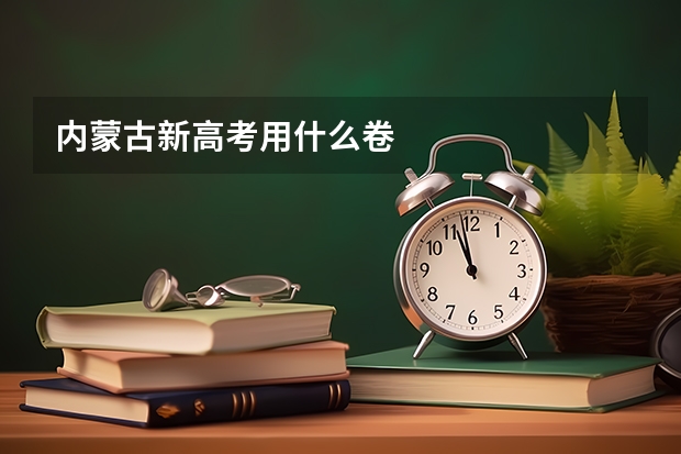 内蒙古新高考用什么卷