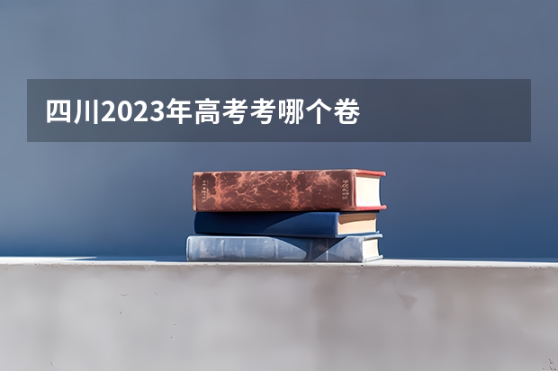四川2023年高考考哪个卷