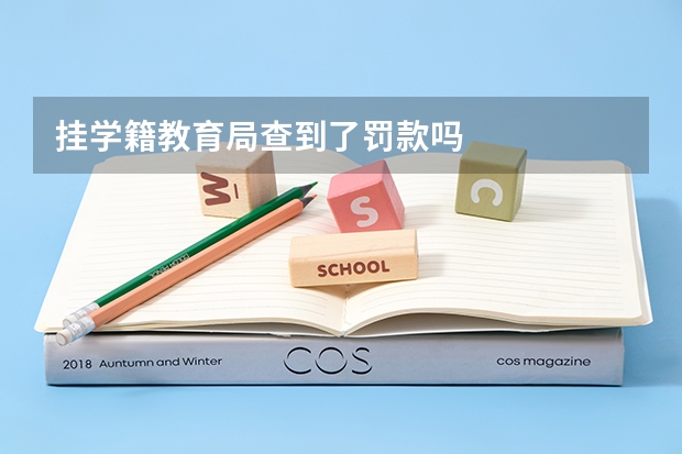 挂学籍教育局查到了罚款吗