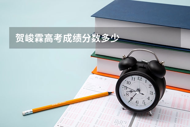 贺峻霖高考成绩分数多少