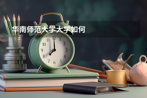 华南师范大学大学如何