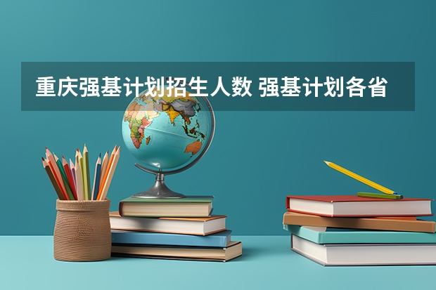 重庆强基计划招生人数 强基计划各省录取人数