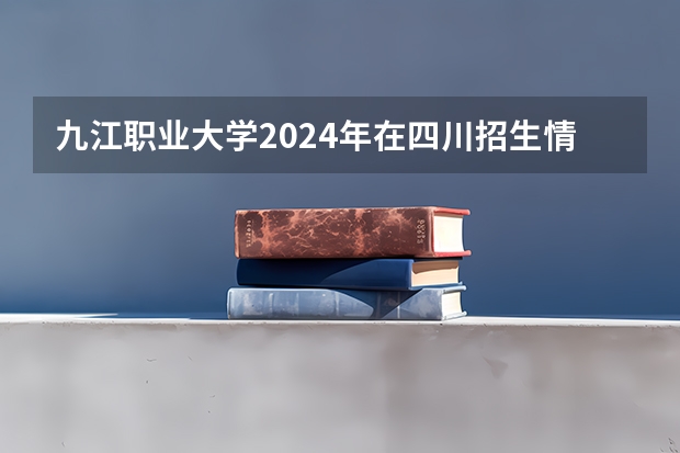 九江职业大学2024年在四川招生情况