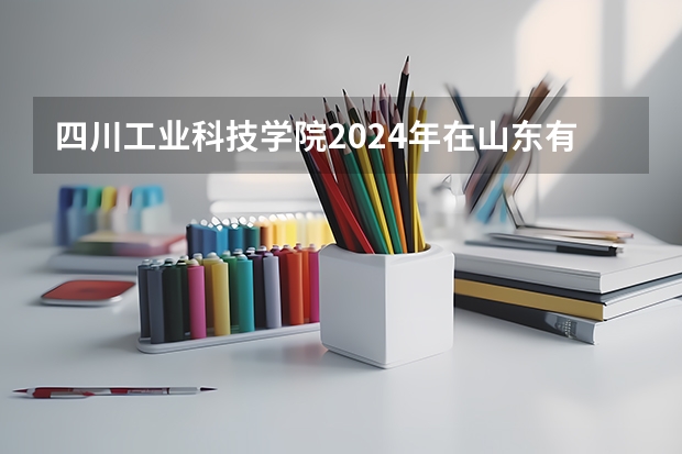 四川工业科技学院2024年在山东有什么招生计划