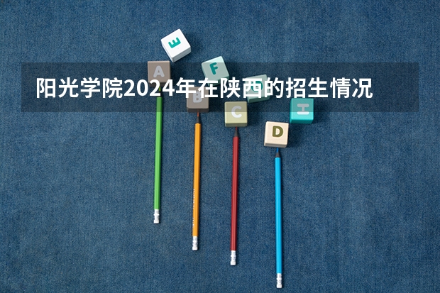 阳光学院2024年在陕西的招生情况