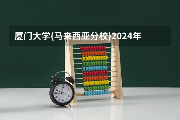 厦门大学(马来西亚分校)2024年在四川招生情况