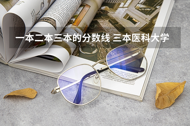 一本二本三本的分数线 三本医科大学排名及分数线
