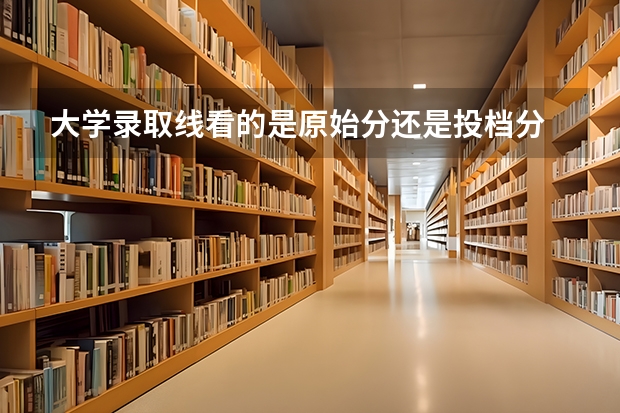 大学录取线看的是原始分还是投档分 三本的军事院校