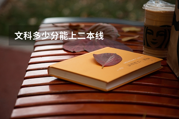 文科多少分能上二本线