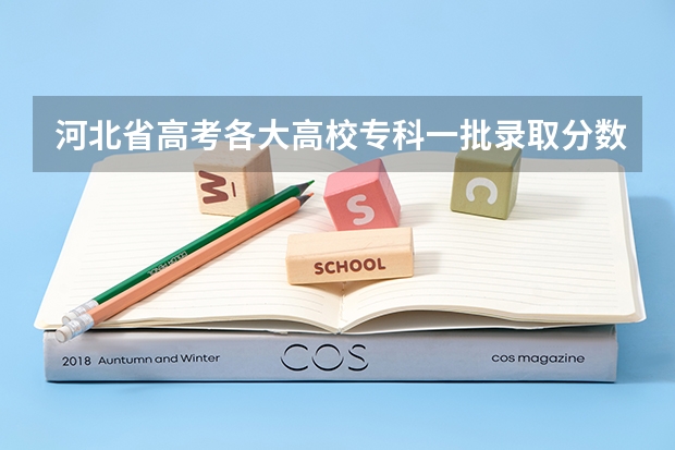 河北省高考各大高校专科一批录取分数线 河北高考分数线