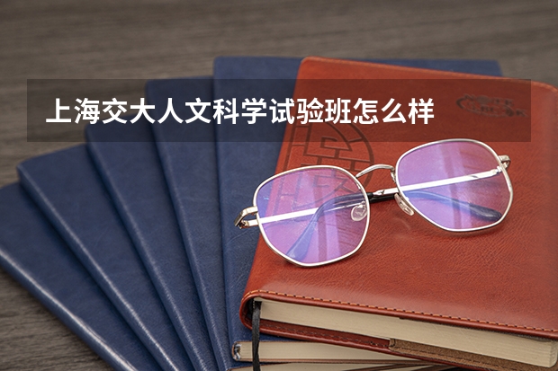 上海交大人文科学试验班怎么样