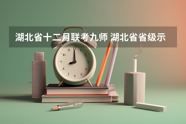 湖北省十二月联考九师 湖北省省级示范高中有哪几所