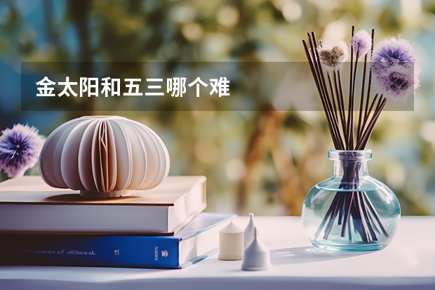金太阳和五三哪个难