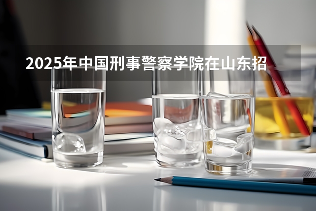 2025年中国刑事警察学院在山东招生预测