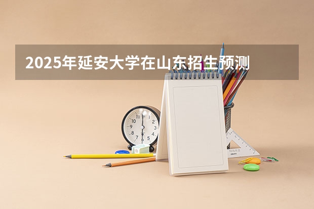 2025年延安大学在山东招生预测