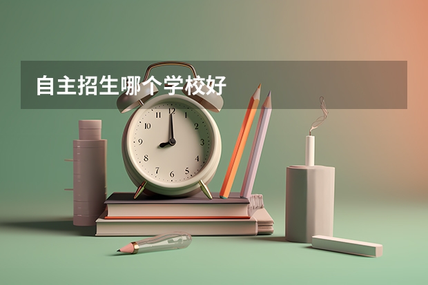 自主招生哪个学校好