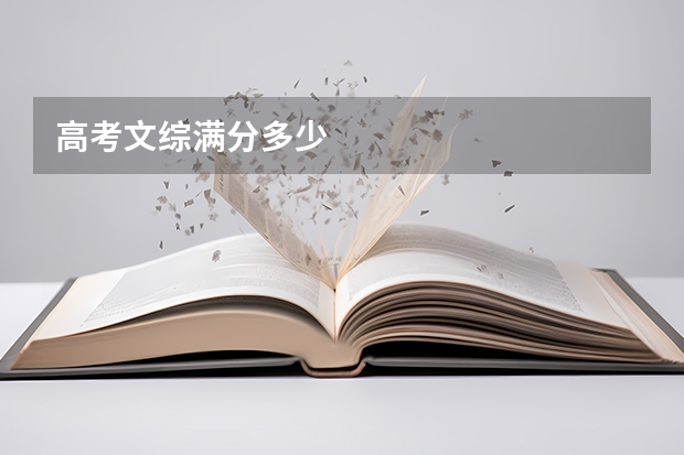 高考文综满分多少