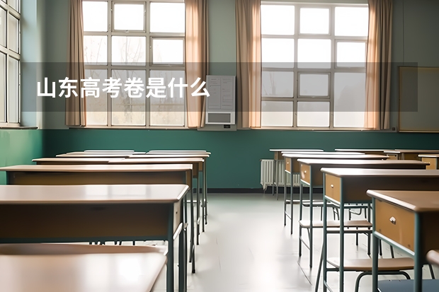 山东高考卷是什么
