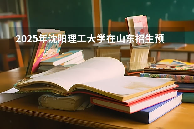 2025年沈阳理工大学在山东招生预测