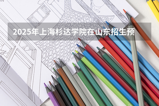 2025年上海杉达学院在山东招生预测