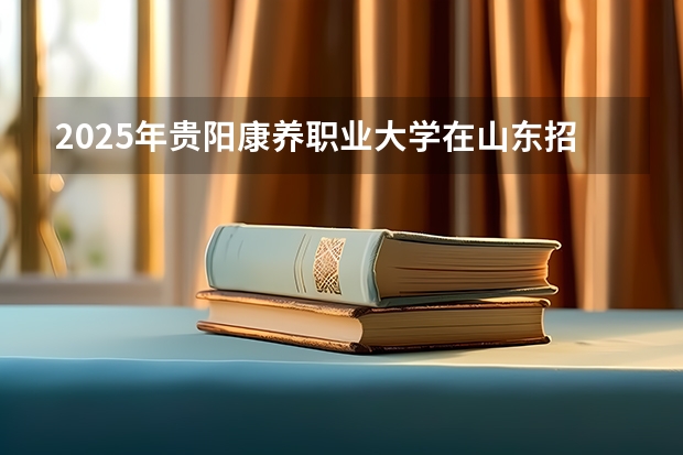 2025年贵阳康养职业大学在山东招生预测