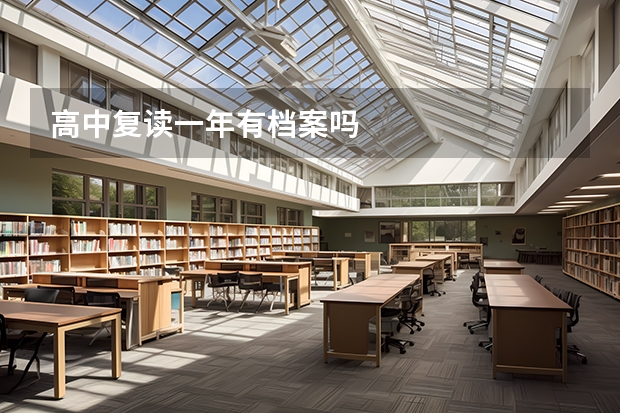 高中复读一年有档案吗