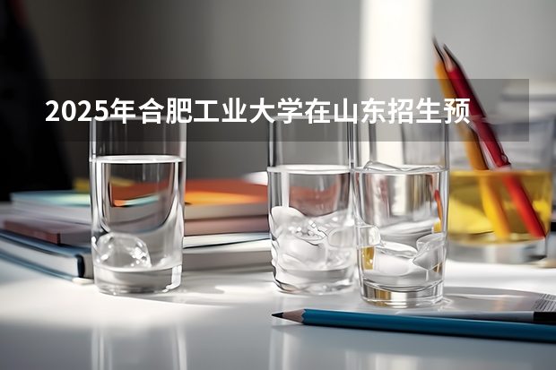 2025年合肥工业大学在山东招生预测