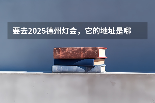 要去2025德州灯会，它的地址是哪里？