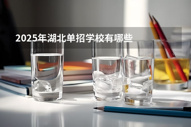 2025年湖北单招学校有哪些