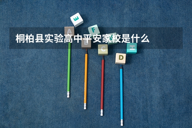 桐柏县实验高中平安家校是什么
