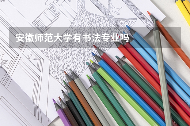 安徽师范大学有书法专业吗