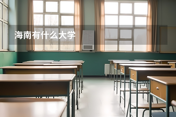 海南有什么大学