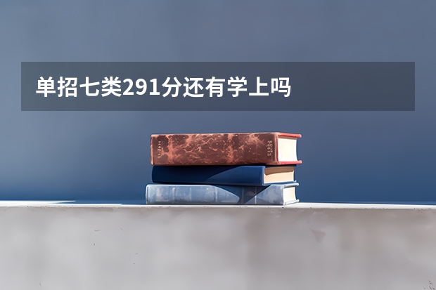 单招七类291分还有学上吗