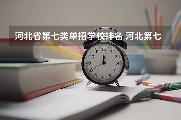 河北省第七类单招学校排名 河北第七类单招学校分数线